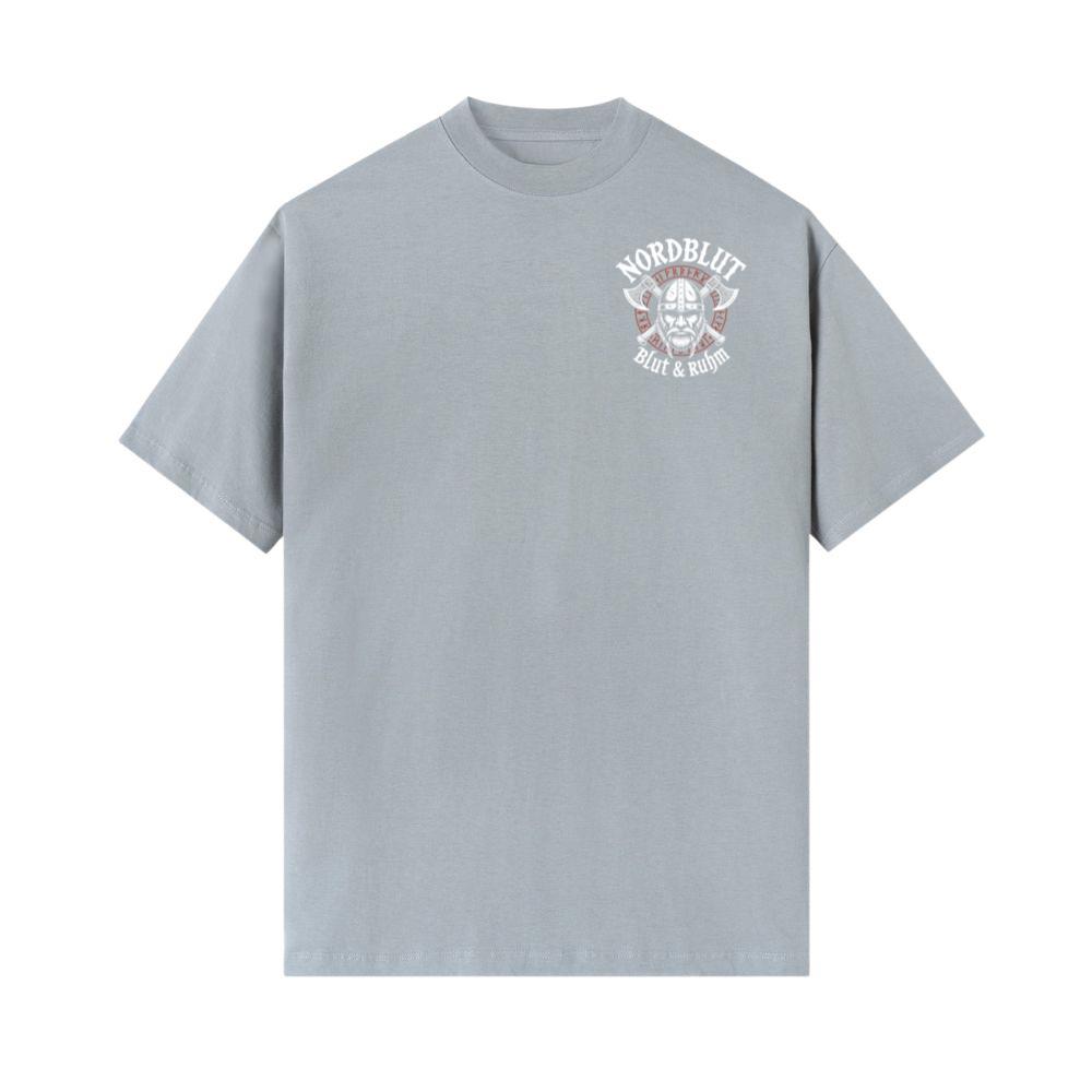 Nordblut Viking Helmet Warrior Graphic T-Shirt - Image 2