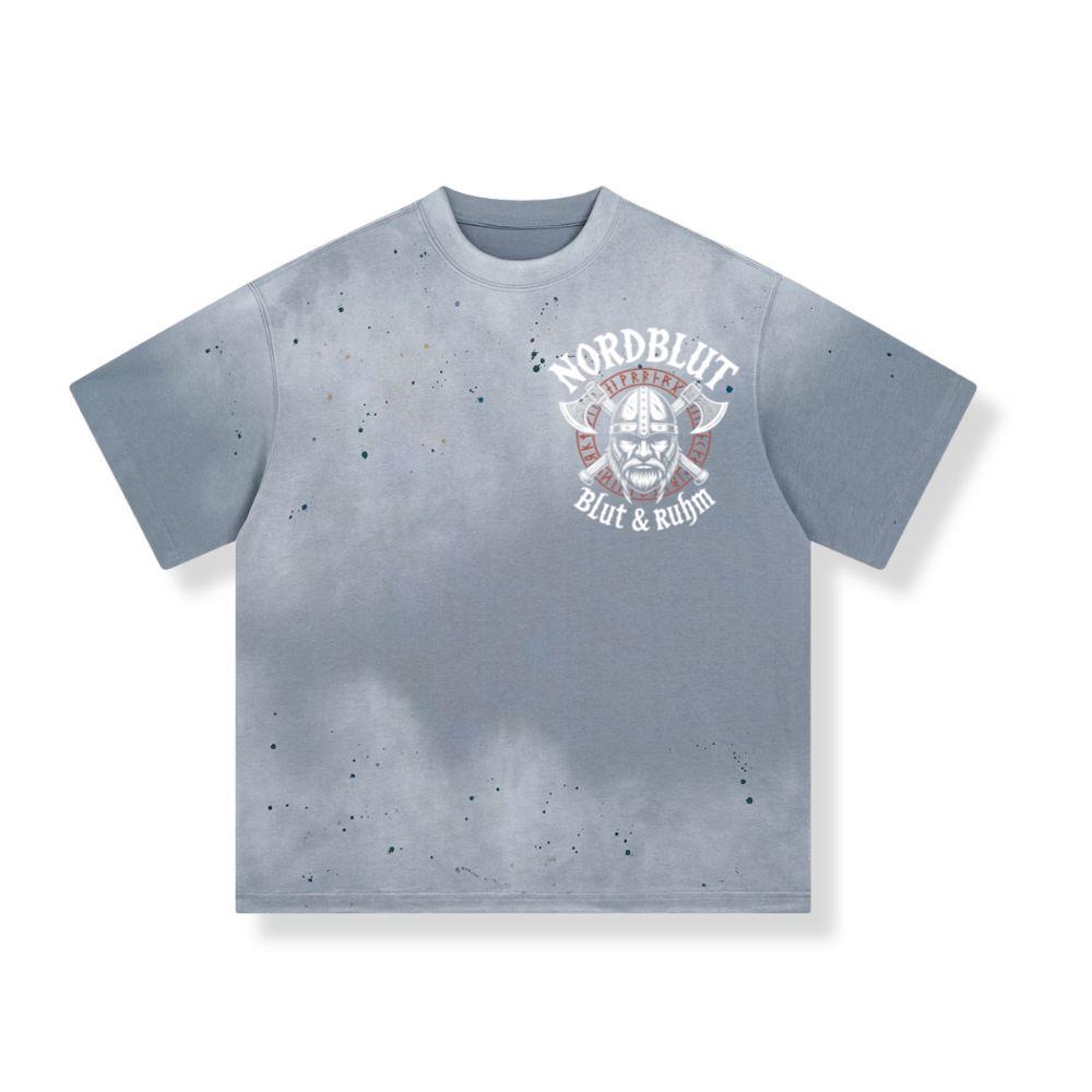 Nordblut Viking Helmet Warrior Graphic T-Shirt