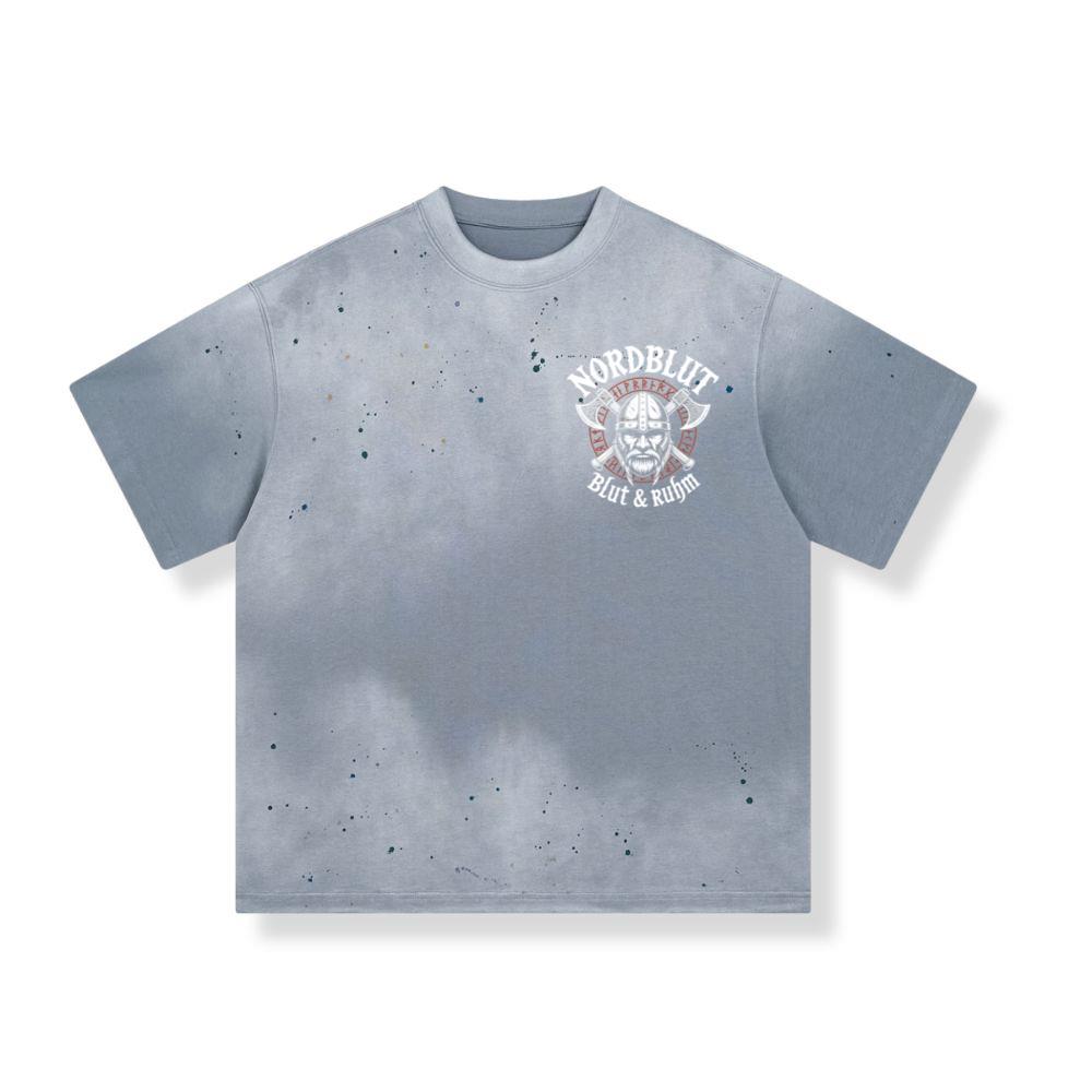 Nordblut Viking Helmet Warrior Graphic T-Shirt