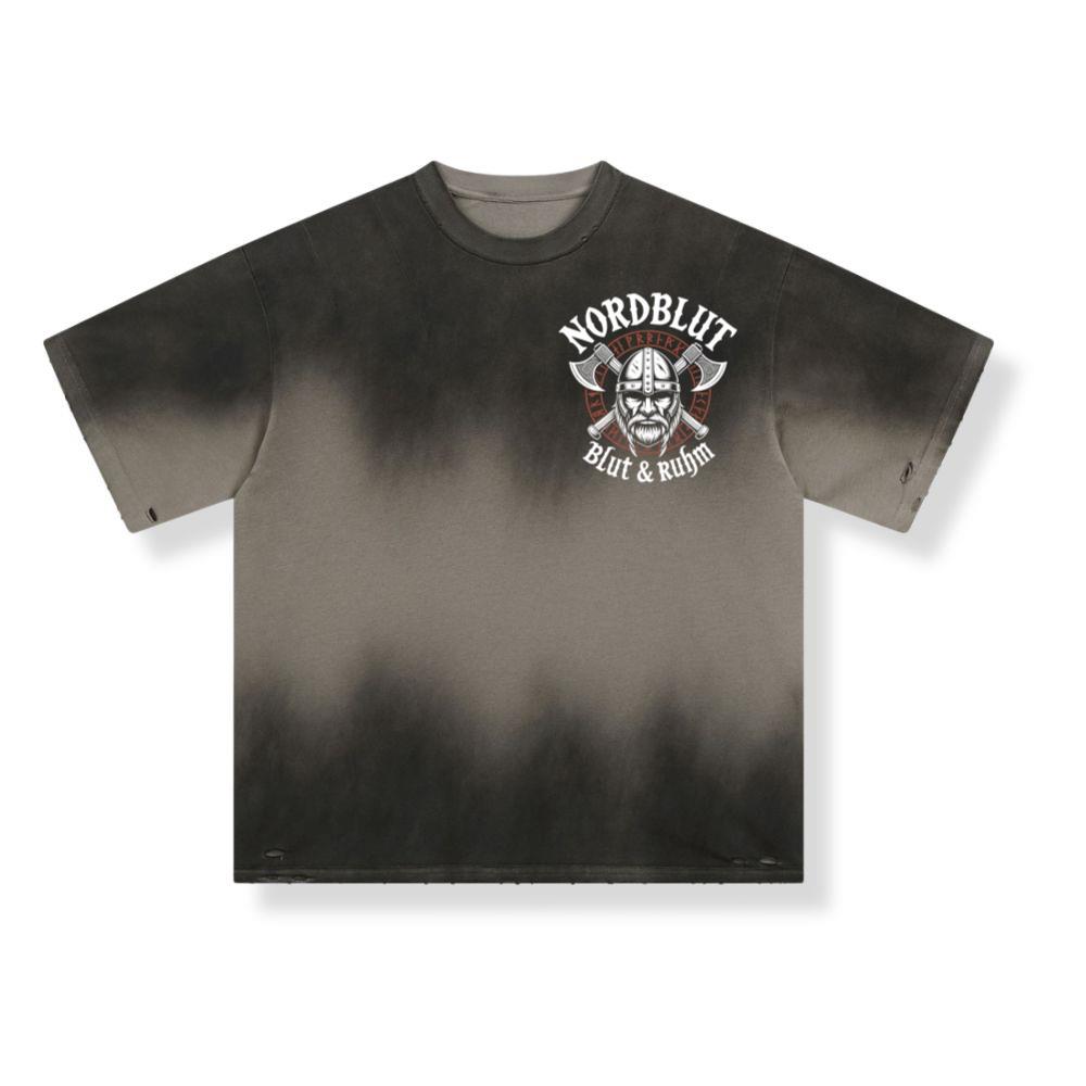 Nordblut Viking Helmet Warrior Graphic T-Shirt