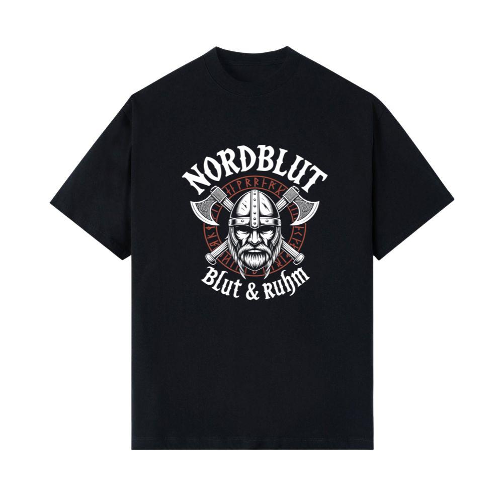 Nordblut Viking Helmet Warrior Graphic T-Shirts