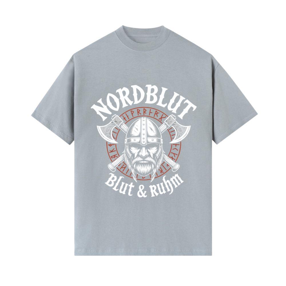 Nordblut Viking Helmet Warrior Graphic T-Shirts
