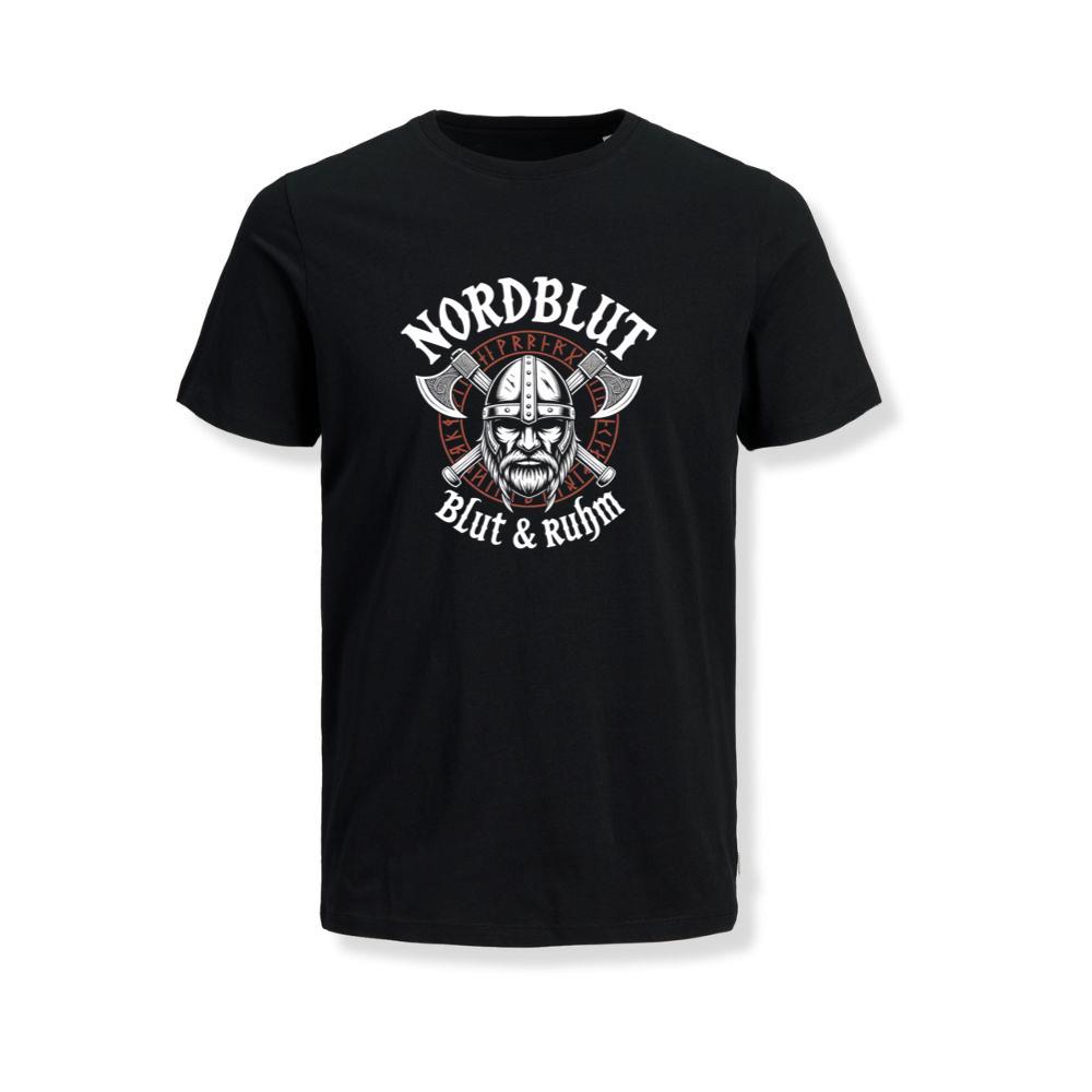 Nordblut Viking Helmet Warrior Graphic T-Shirts