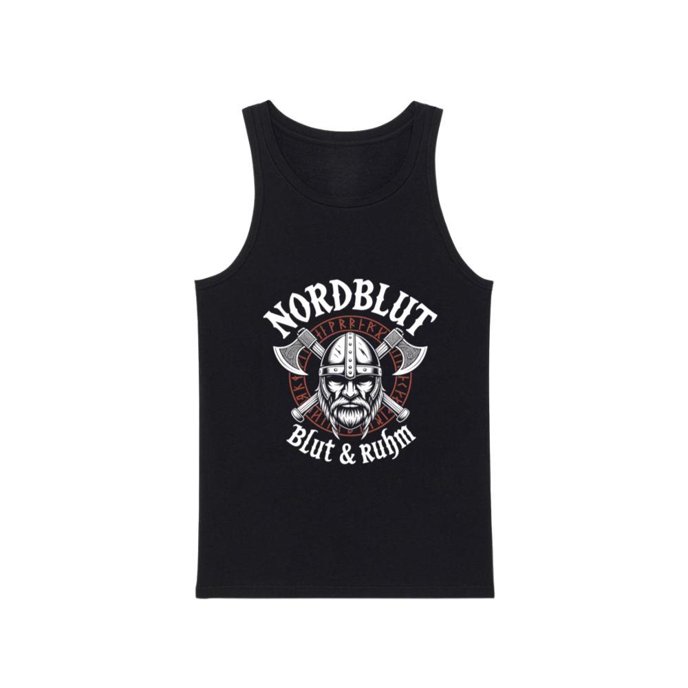 Nordblut Viking Helmet Warrior Graphic Tank Top