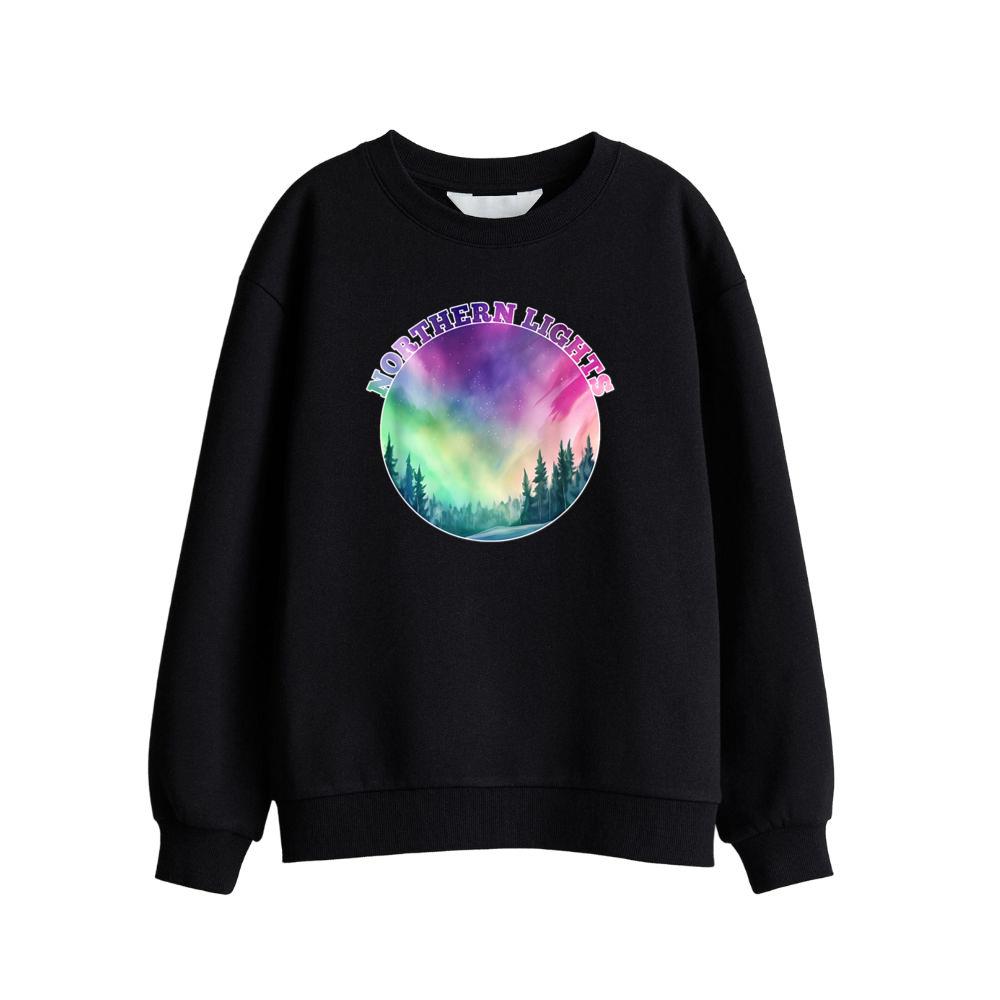 Northern Lights Aurora Borealis Souvenir Adults Kids Women Sweatshirt