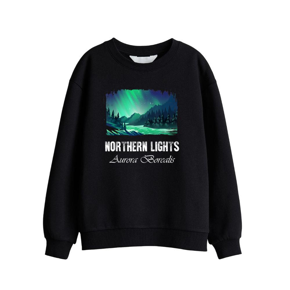 Northern Lights, Aurora Borealis T-Shirt Sweatshirt