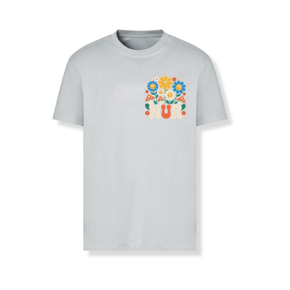 Nur Retro Flower Cartoon Design T-Shirts