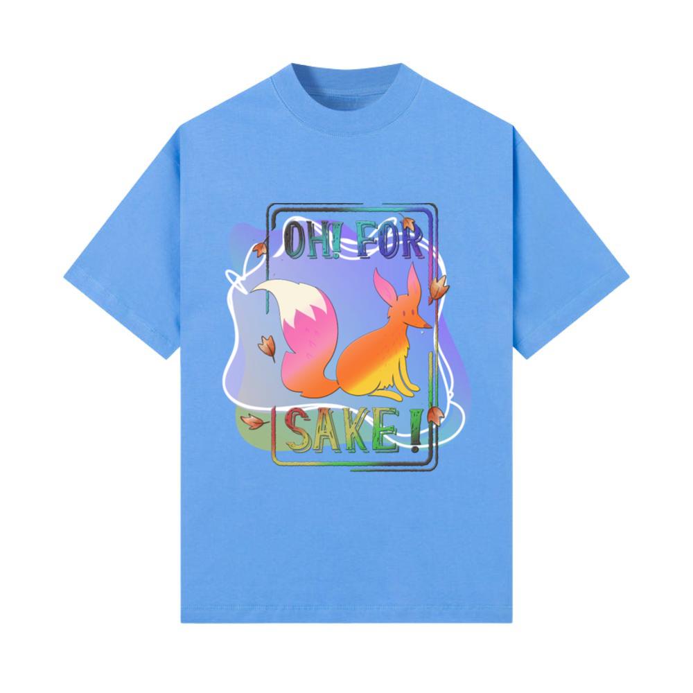 Oh! For Sake Quote Fox Animal Cartoon Vector T-Shirt