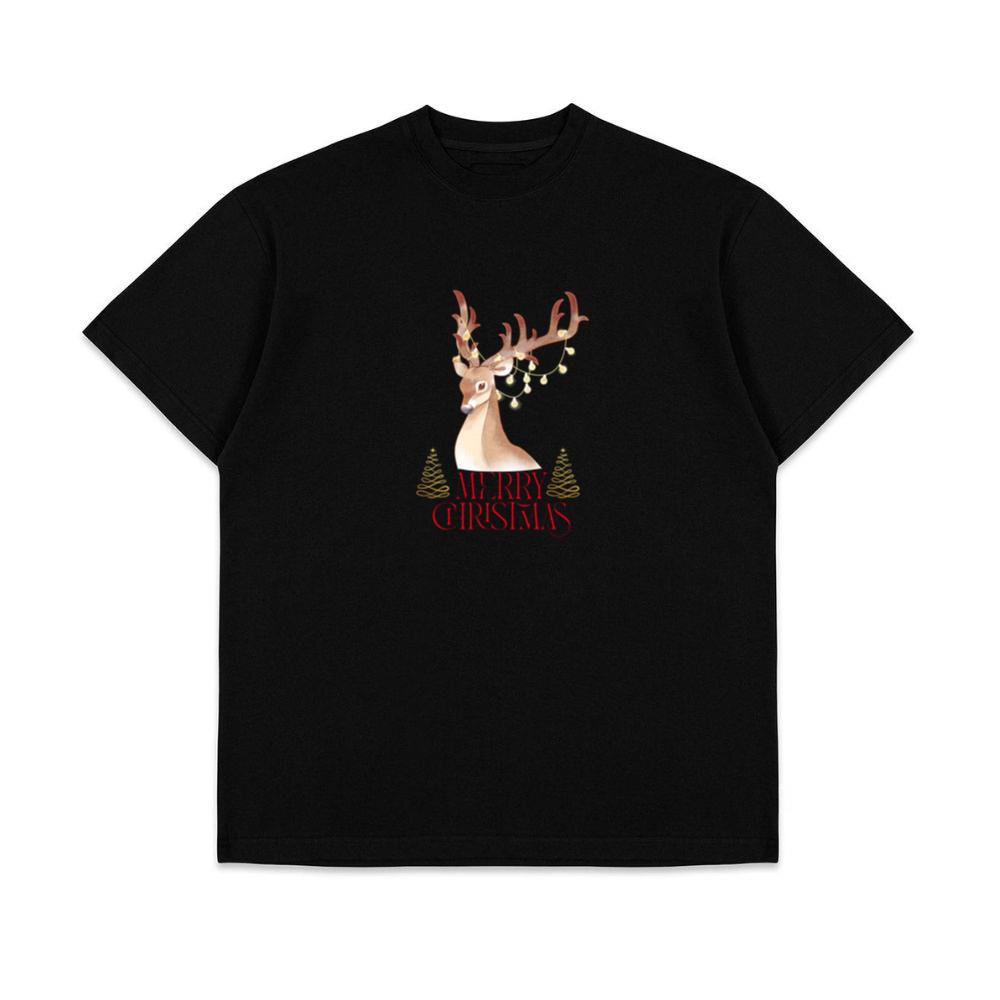 Oh Deer Christmas With Ornament Family Top T-Shirts