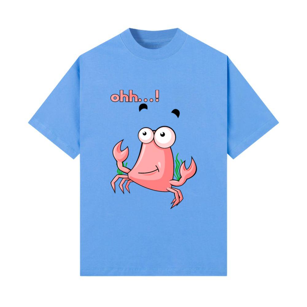 ohh crap expression slang crab animal cute funny T-Shirt