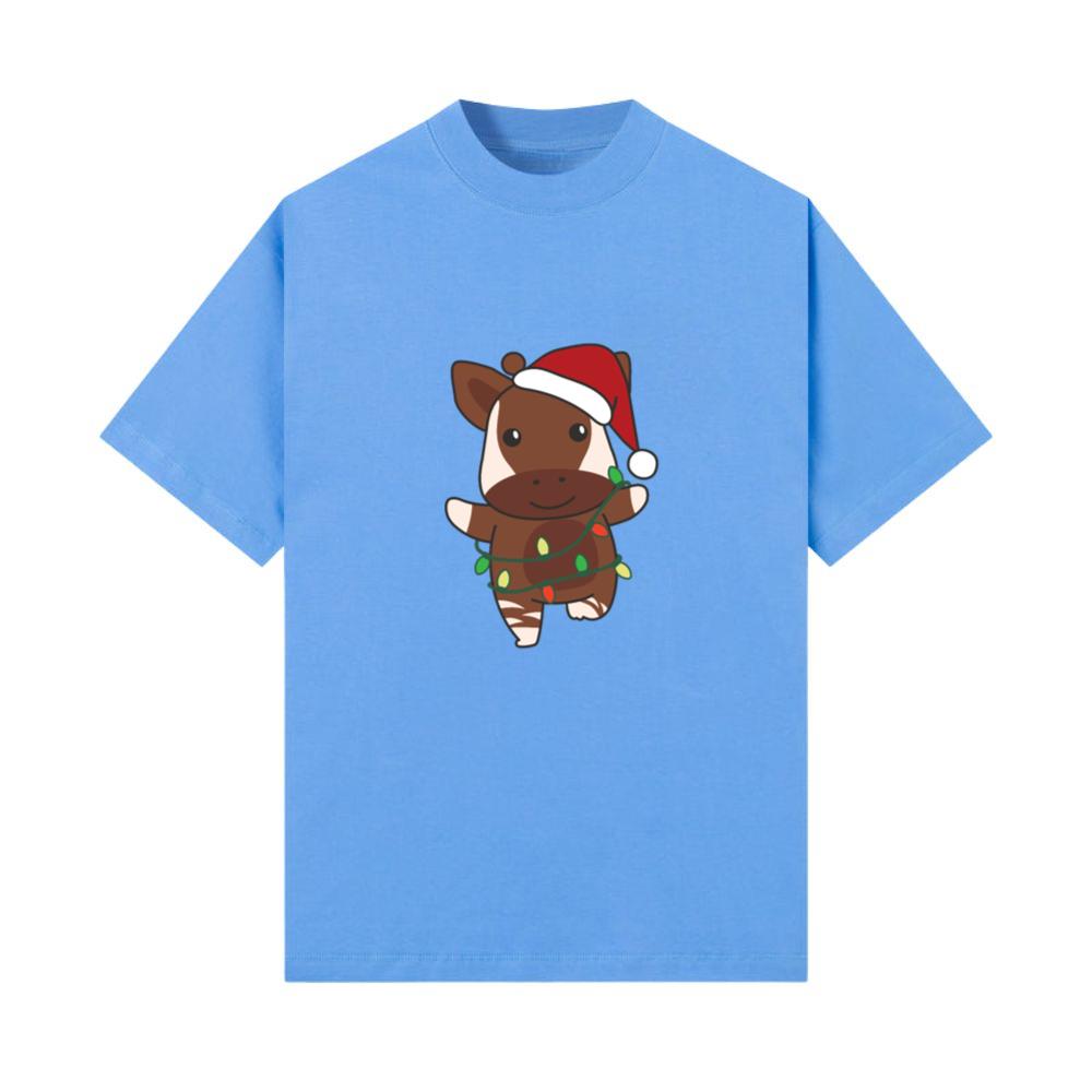 Okapi Christmas Winter Animals Okapis T-Shirt