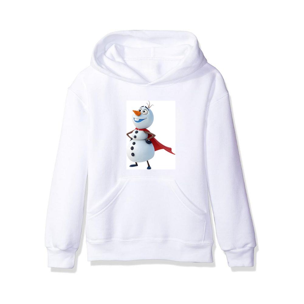 Olaf's Heroic Pose with a Warm and Winning Grin Hoodies