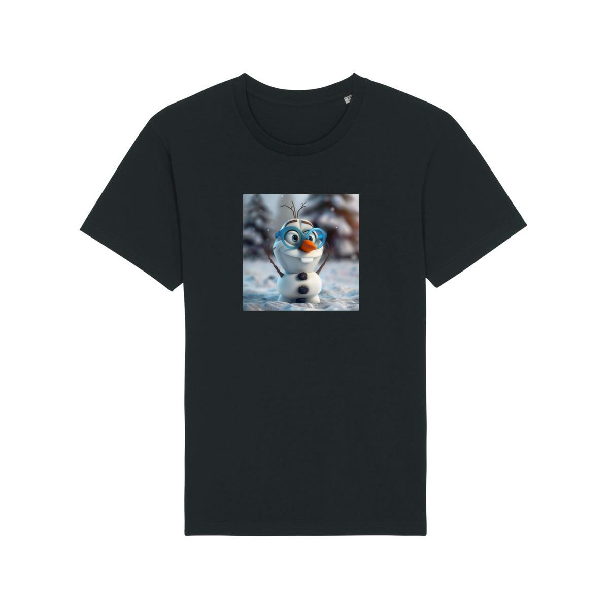 Olaf's Joyful Gaze Through Blue-Tinted Lenses T-Shirts