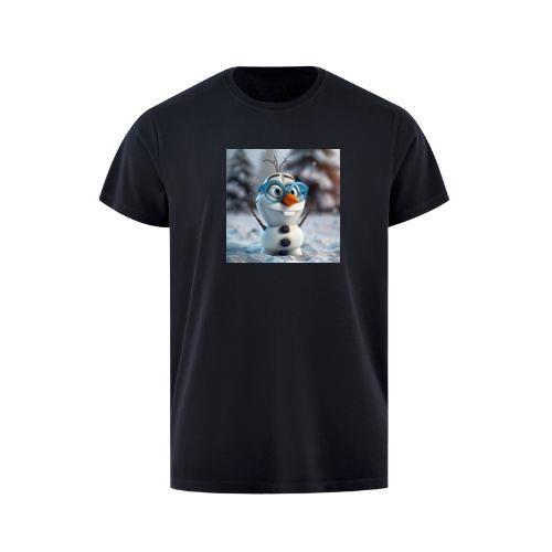 Olaf's Joyful Gaze Through Blue-Tinted Lenses T-Shirts
