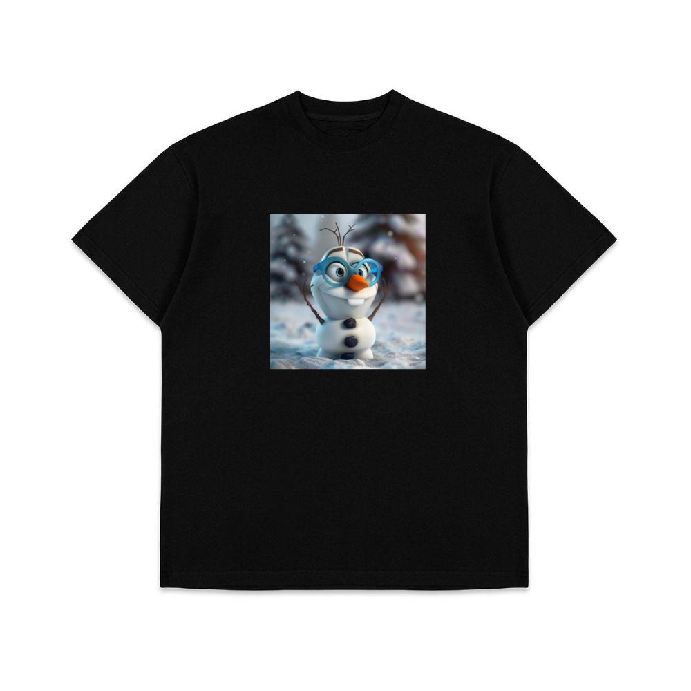Olaf's Joyful Gaze Through Blue-Tinted Lenses T-Shirts