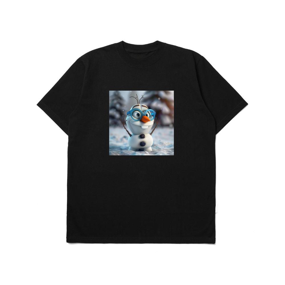 Olaf's Joyful Gaze Through Blue-Tinted Lenses T-Shirts