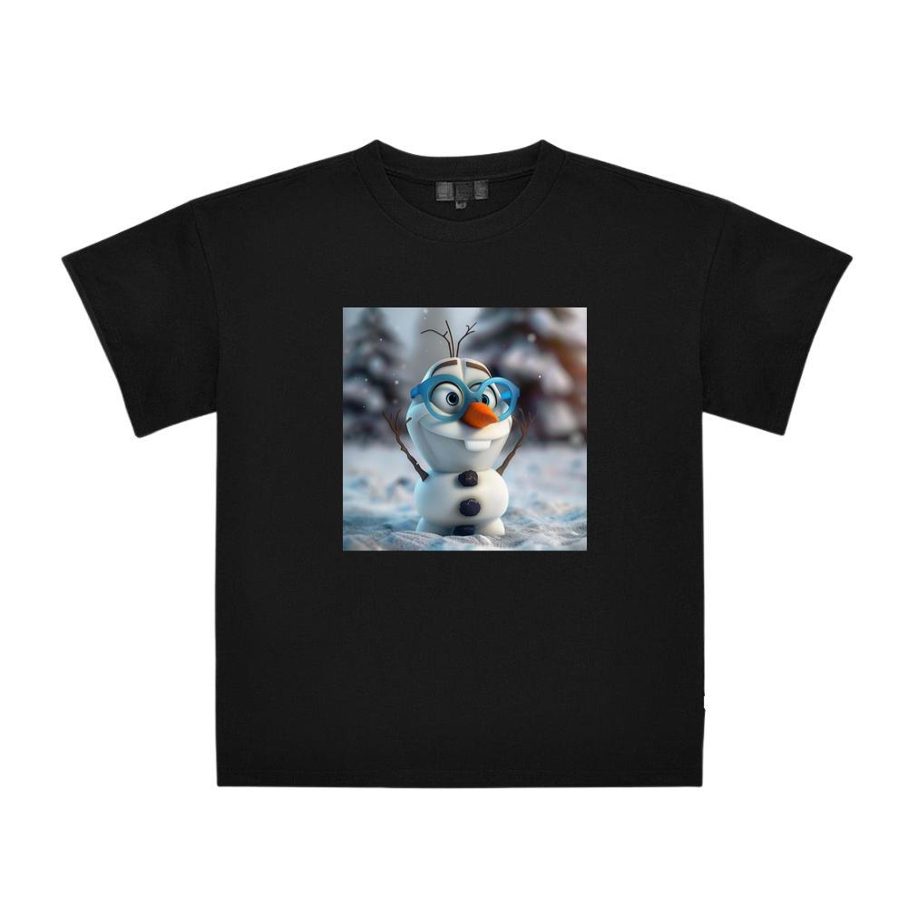 Olaf's Joyful Gaze Through Blue-Tinted Lenses T-Shirts