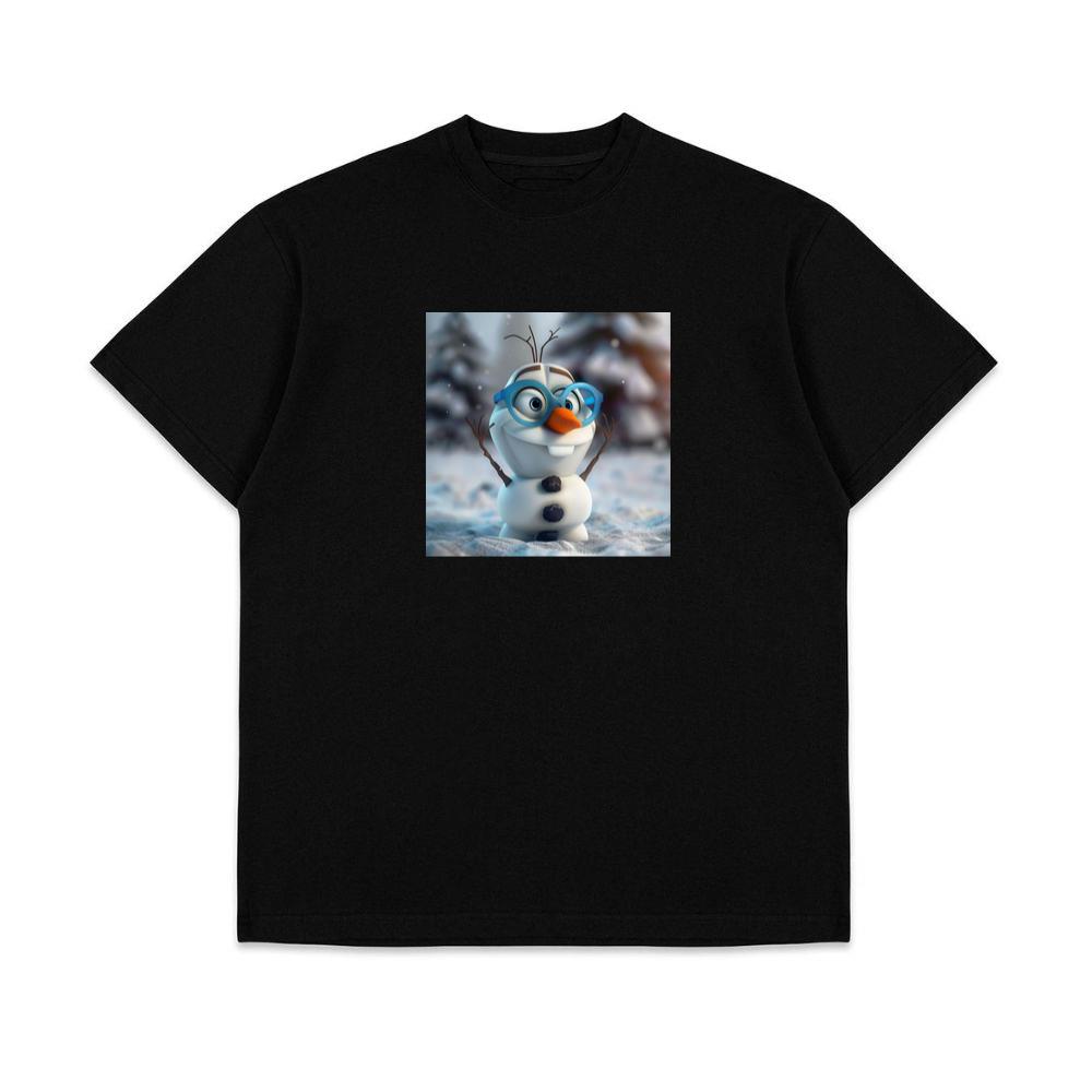 Olaf's Joyful Gaze Through Blue-Tinted Lenses T-Shirts