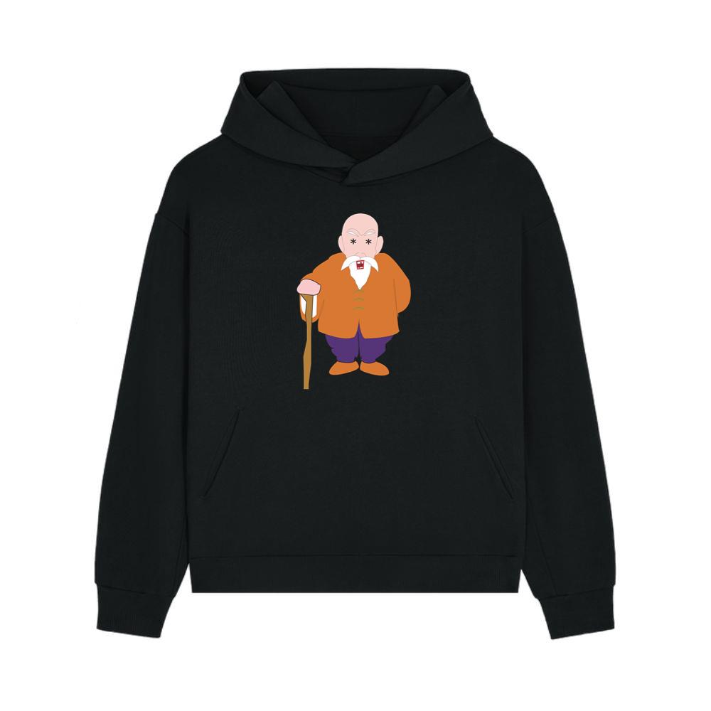 Old Man with Beard Hoodie