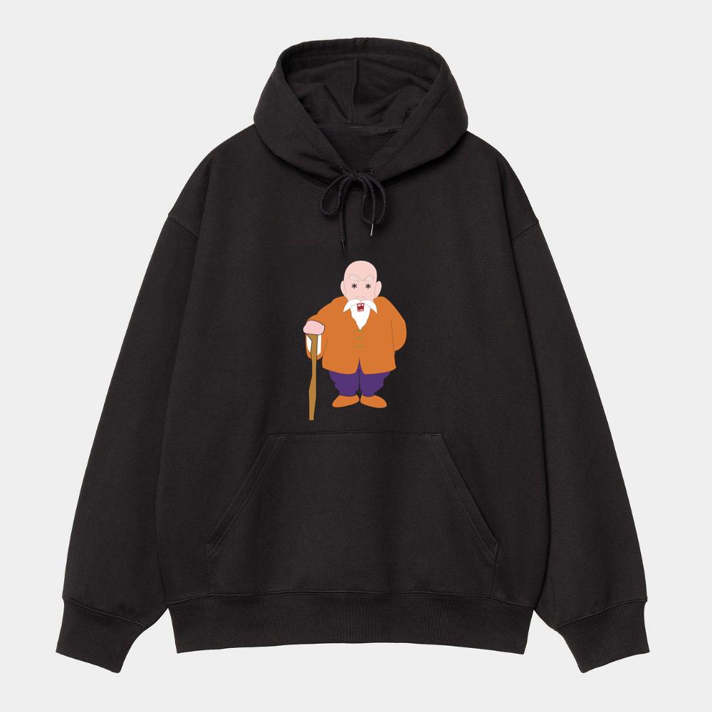 Old Man with Beard Hoodie