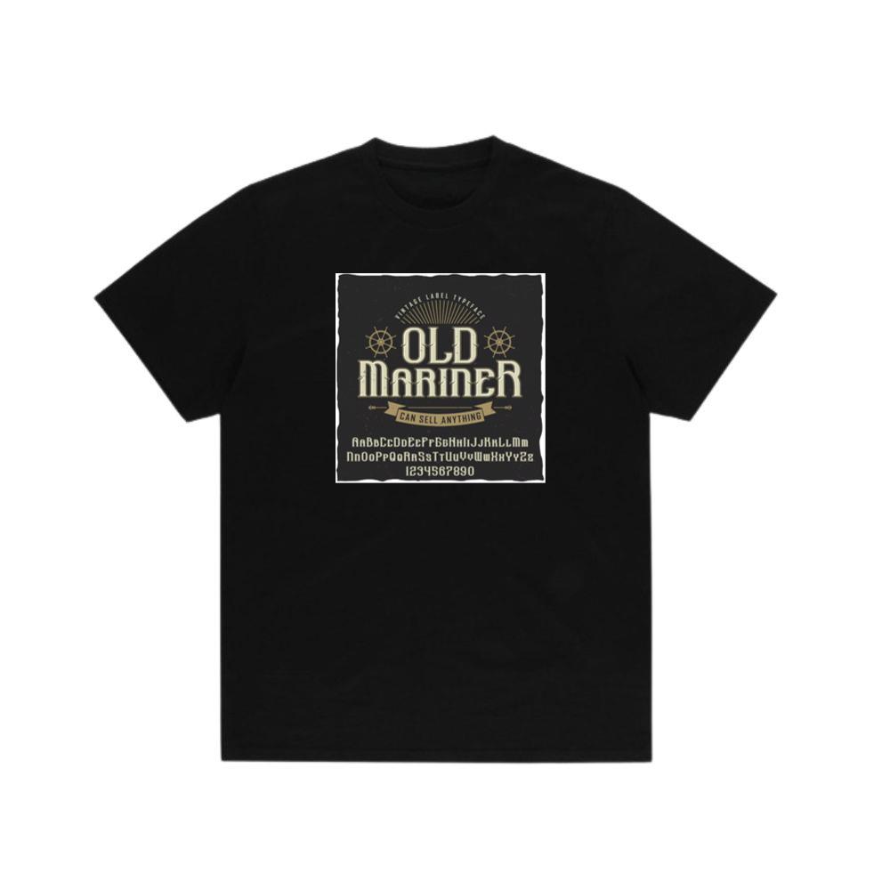 Old Mariner with Ship Wheels T-Shirts