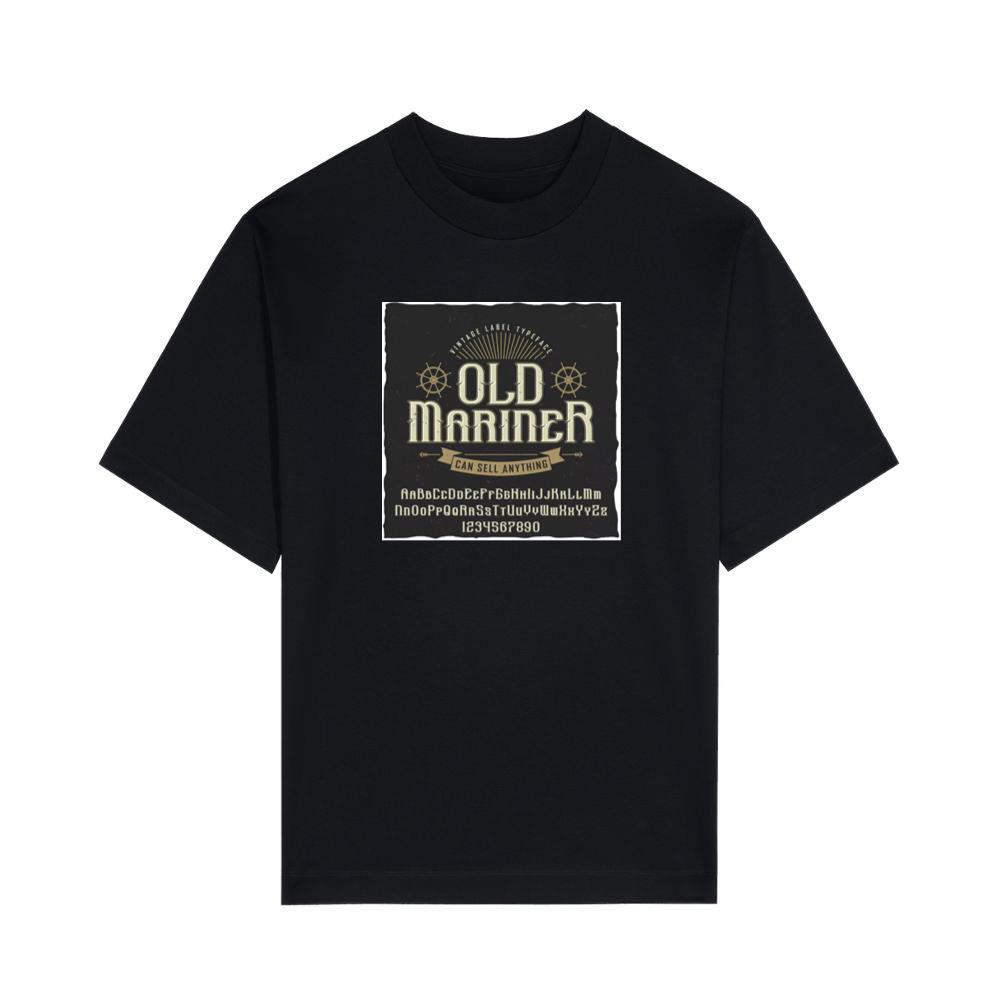 Old Mariner with Ship Wheels T-Shirts