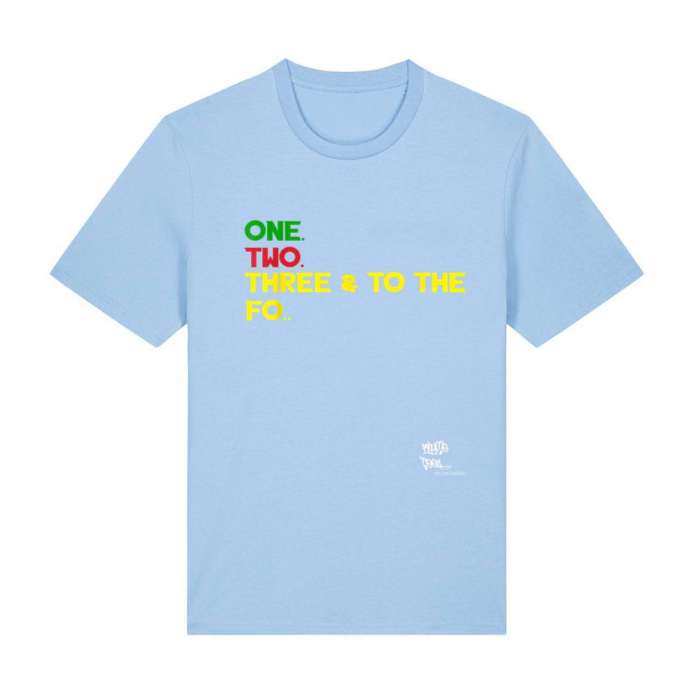 OLD SCHOOL RAP HIP HOP Merch One Two Three Quote 90's T-Shirt