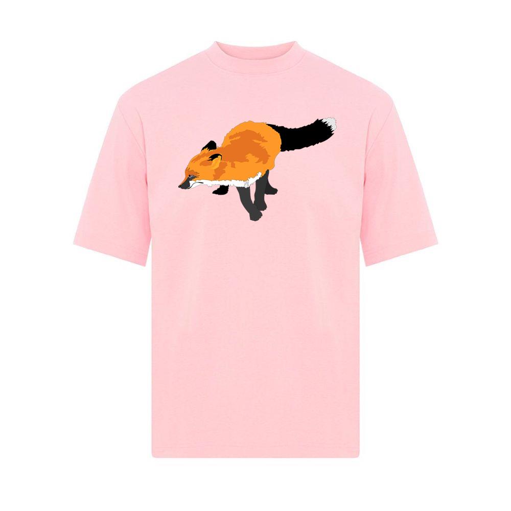 Orange Fox Walking Slowly T-Shirts