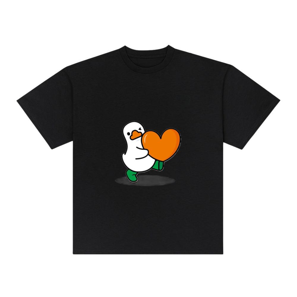 Orange Heart, Green Boots T-Shirts