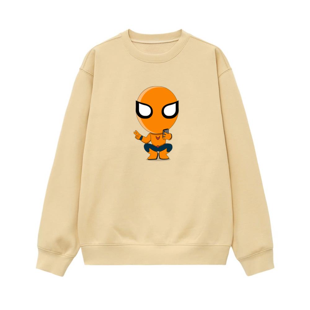 Orange Hero Taking Selfie Sweatshirt