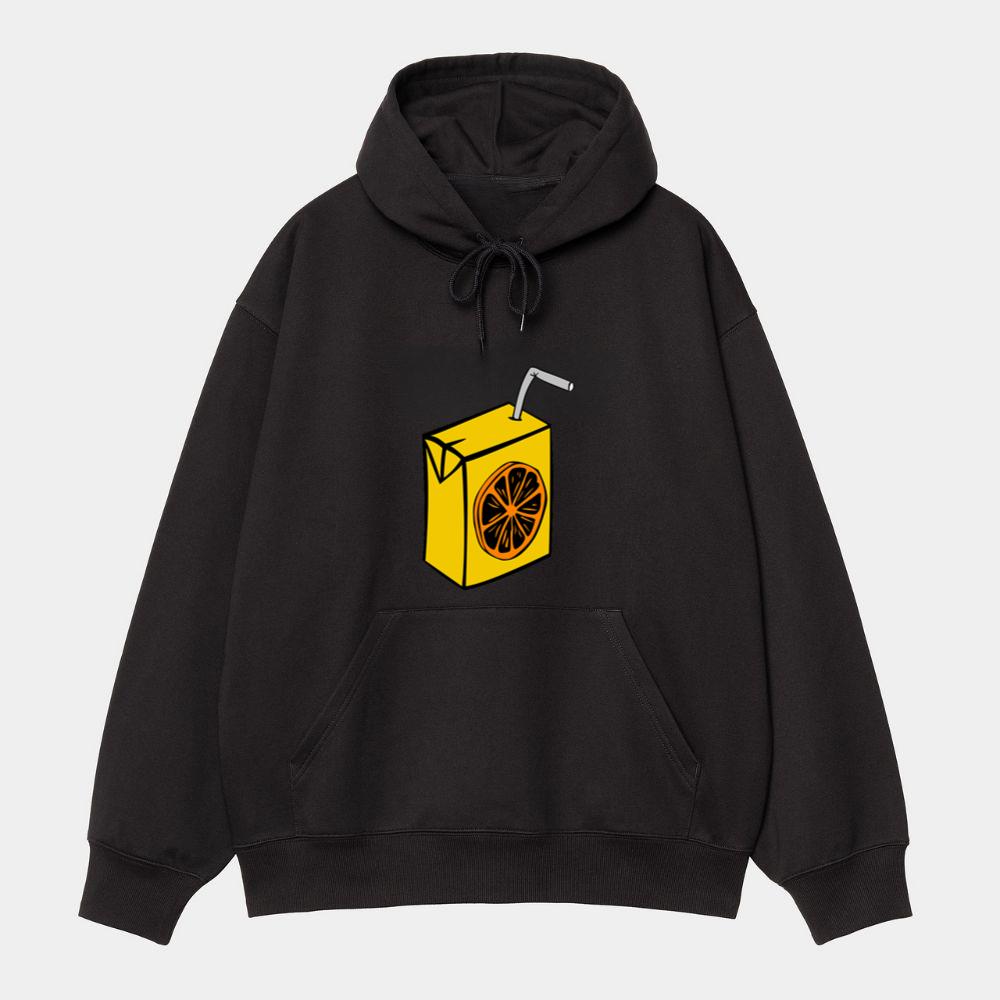 Orange Juice Box Hoodie