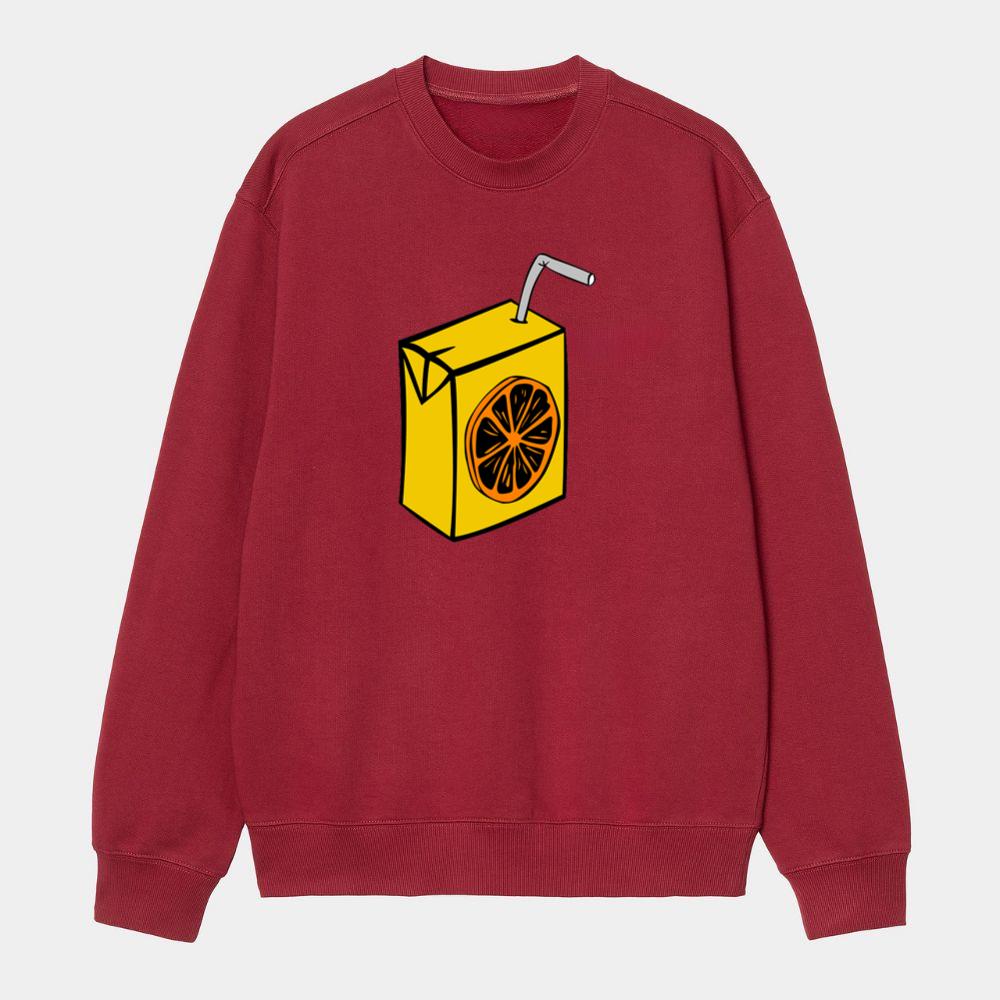 Orange Juice Box Sweatshirt
