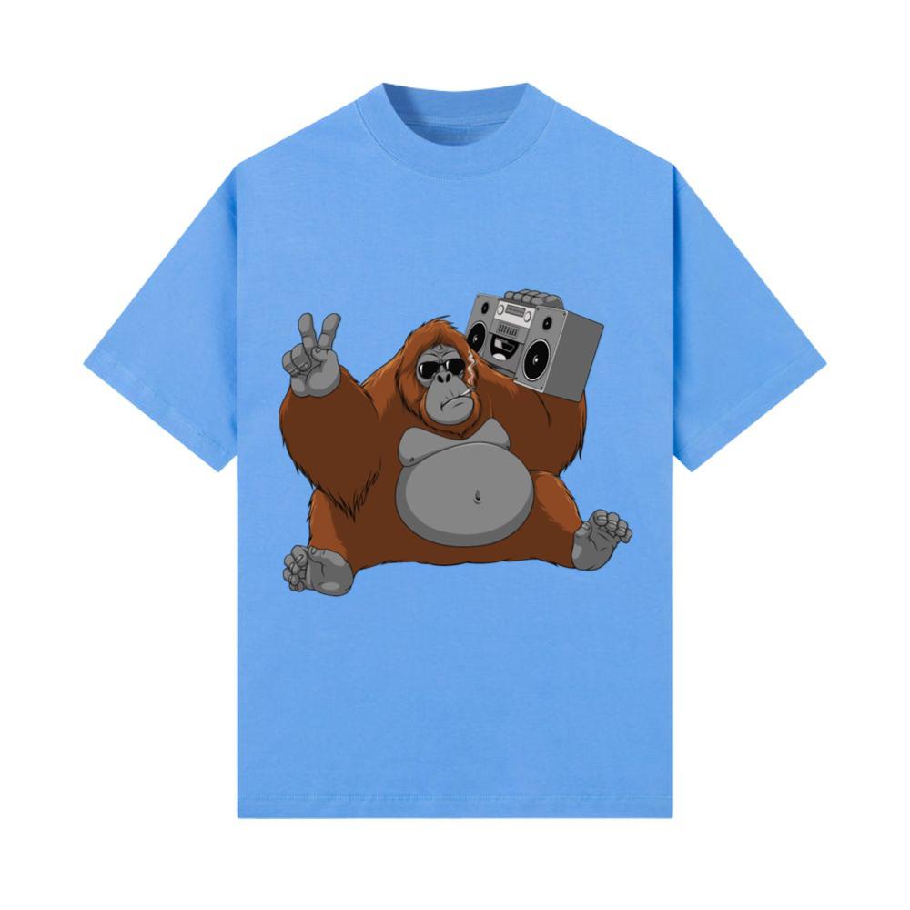 orangutan tape monkey music animal wildlife T-Shirt