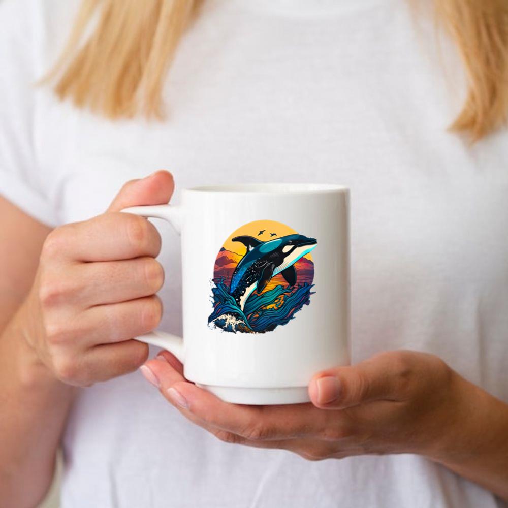 Orca Ocean Whale Animals Graphic Art Mug