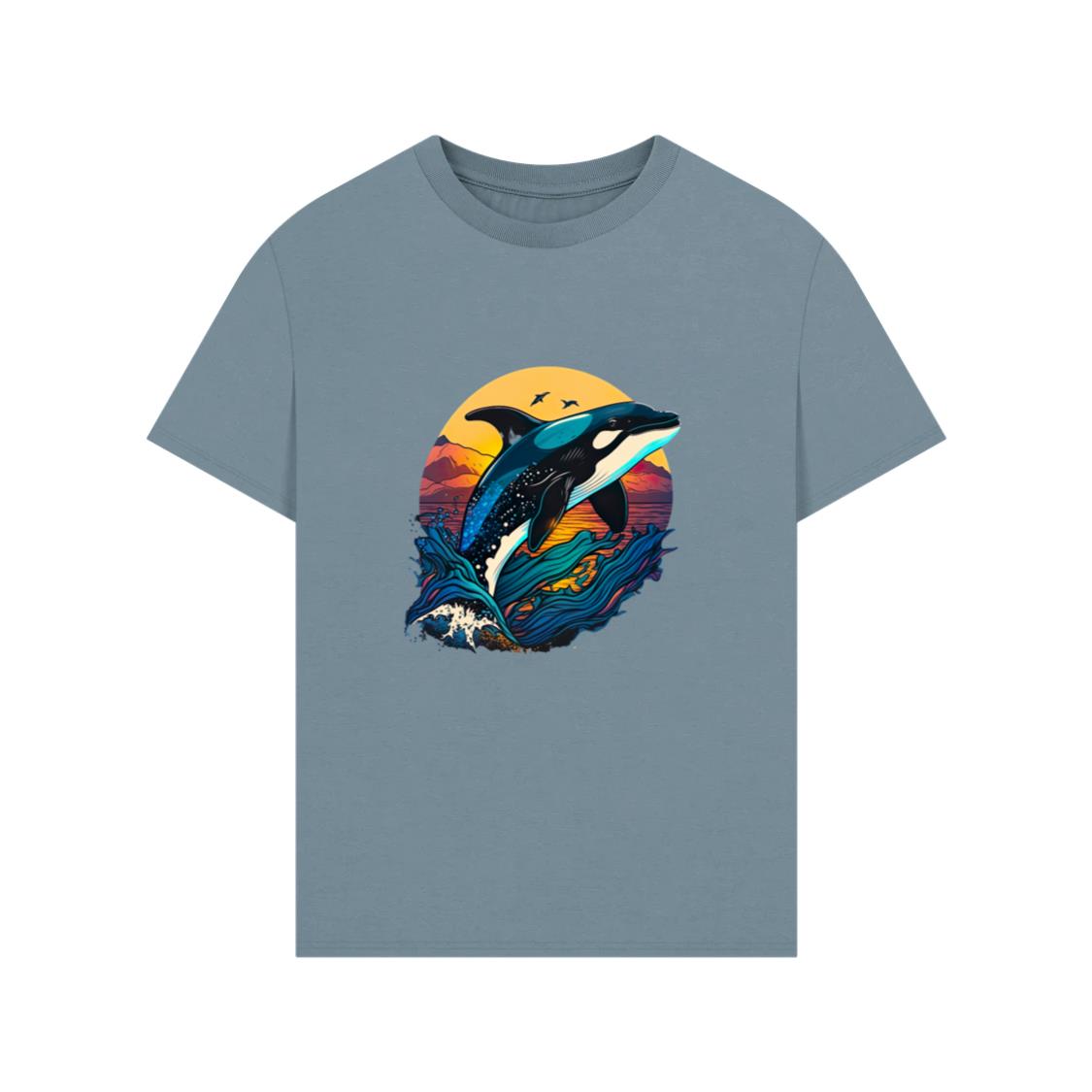 Orca Ocean Whale Animals Graphic Art TShirts Anhand