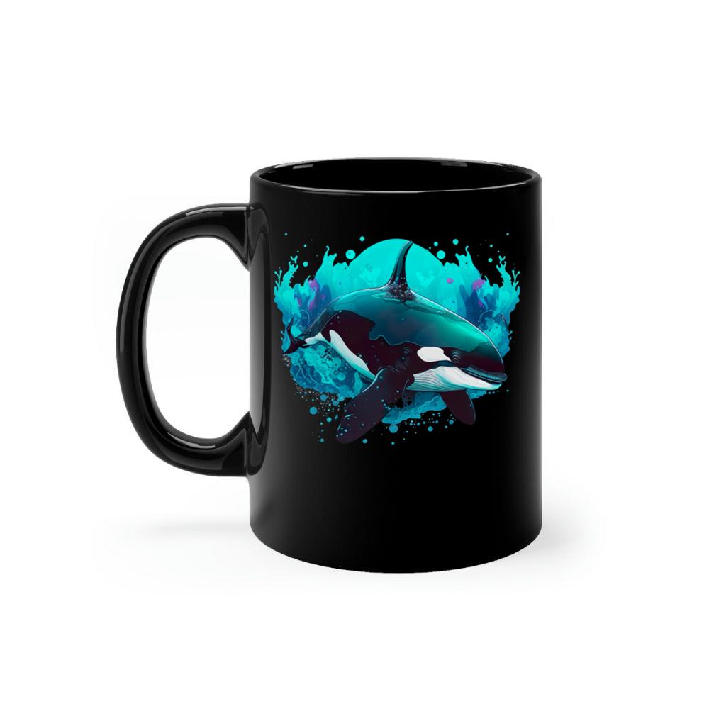 Orca Ocean Whale Spirit Animal Design Mug