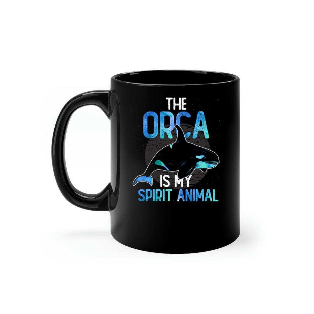 Orca Spirit Animal Ocean Lover Design Mug