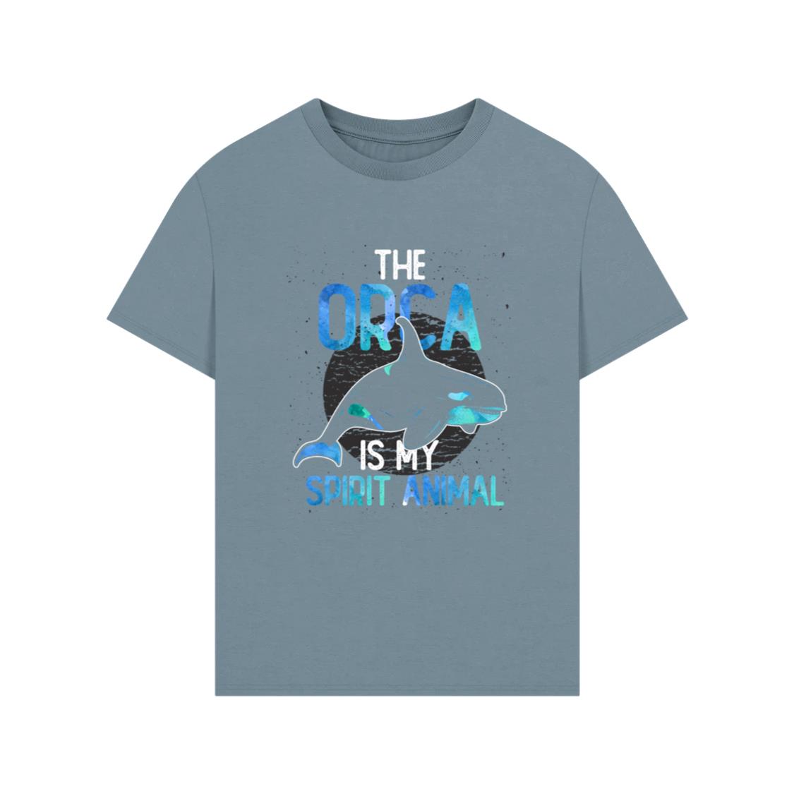 Orca Spirit Animal Ocean Lover Design TShirts Anhand
