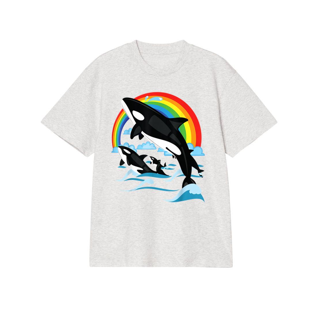 Orca Whale Jumping. Orcas Whale Watching for Men Women Kids T-Shirt