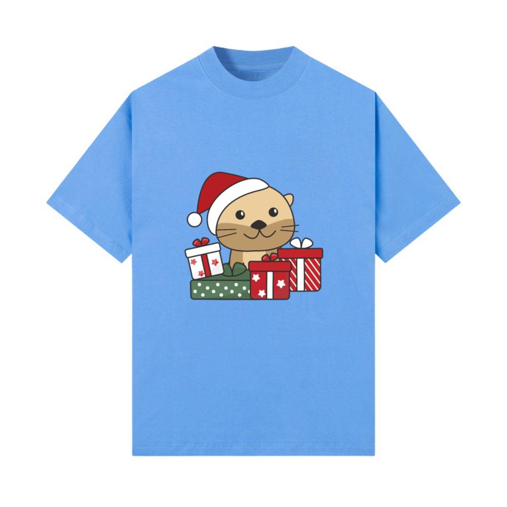 Otter Christmas Gift Winter Animals Otter T-Shirt