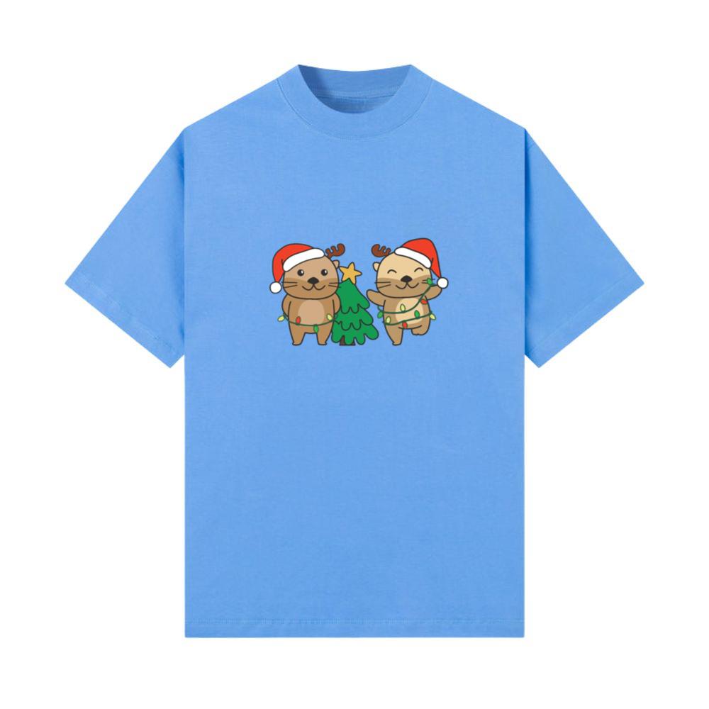 Otter Christmas Winter Animals Otter_2 T-Shirt