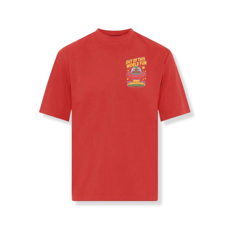 Out of This World Fun Alien Spaceship Retro Graphic T-Shirts - Image 3