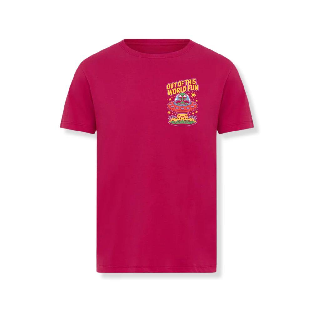Out of This World Fun Alien Spaceship Retro Graphic T-Shirts - Image 2