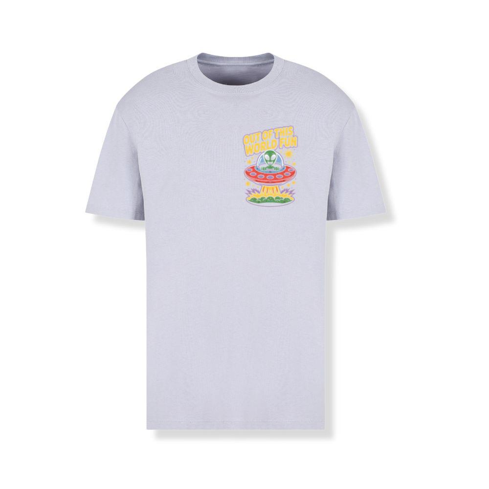 Out of This World Fun Alien Spaceship Retro Graphic T-Shirts - Image 2