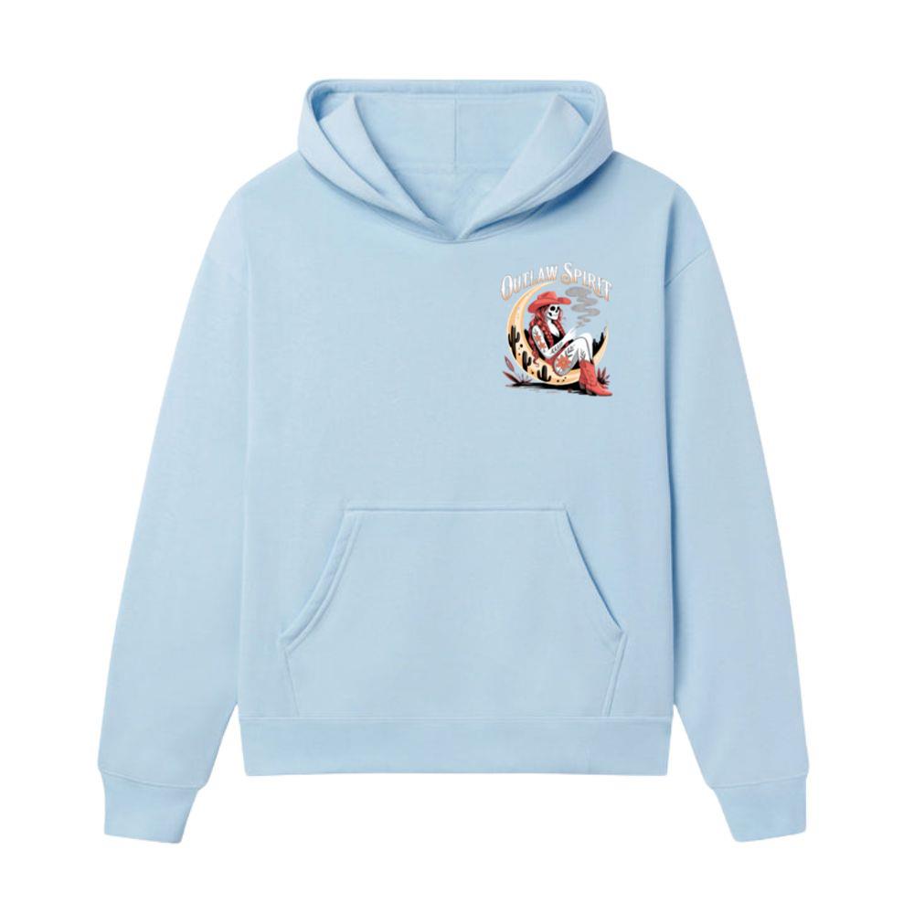 Outlaw Spirit Cowgirl Skeleton Western Style Hoodie