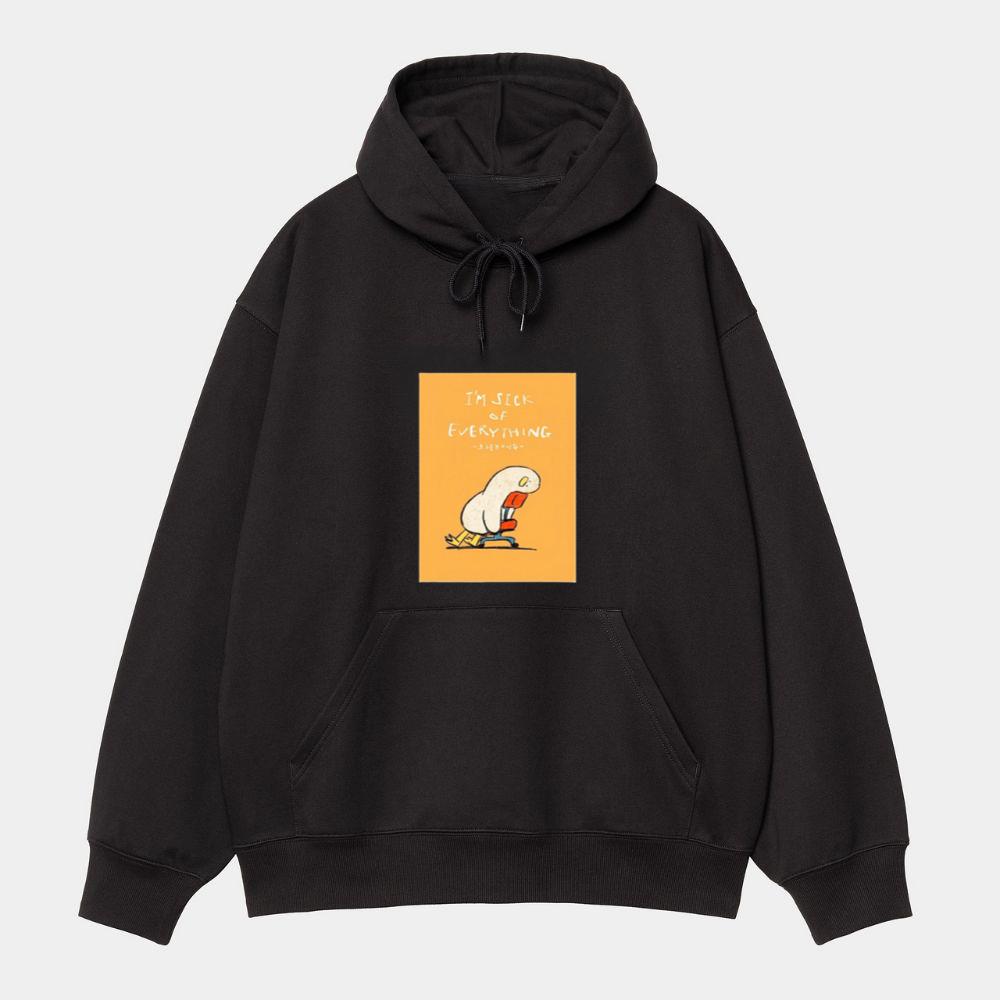 Overwhelmed Duck Hoodie