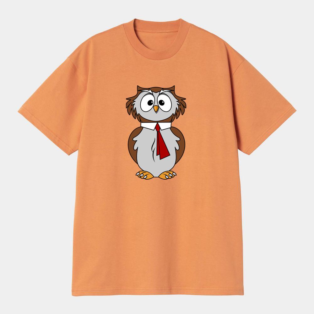 Owl Wearing Red Business Tie T-Shirts