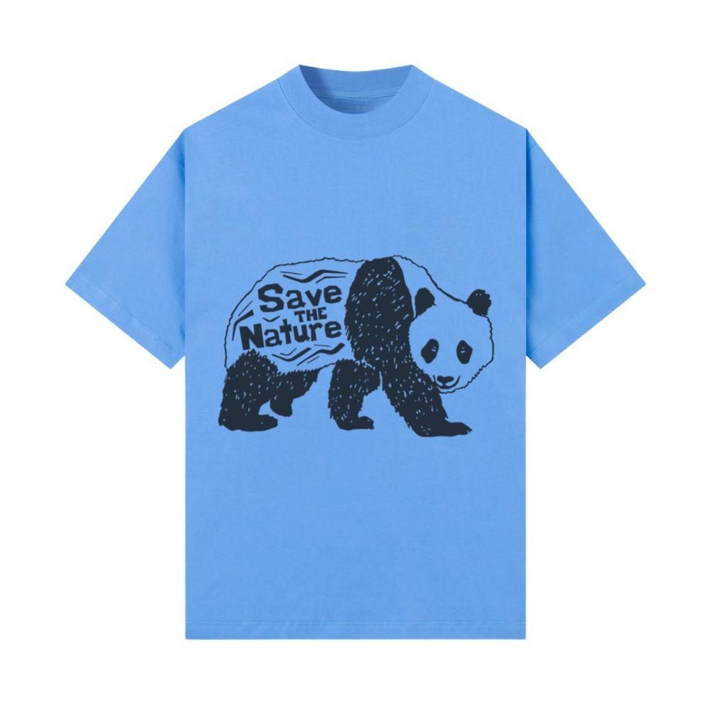 Panda Bear Animal Save The Nature Motivation Quote T-Shirt