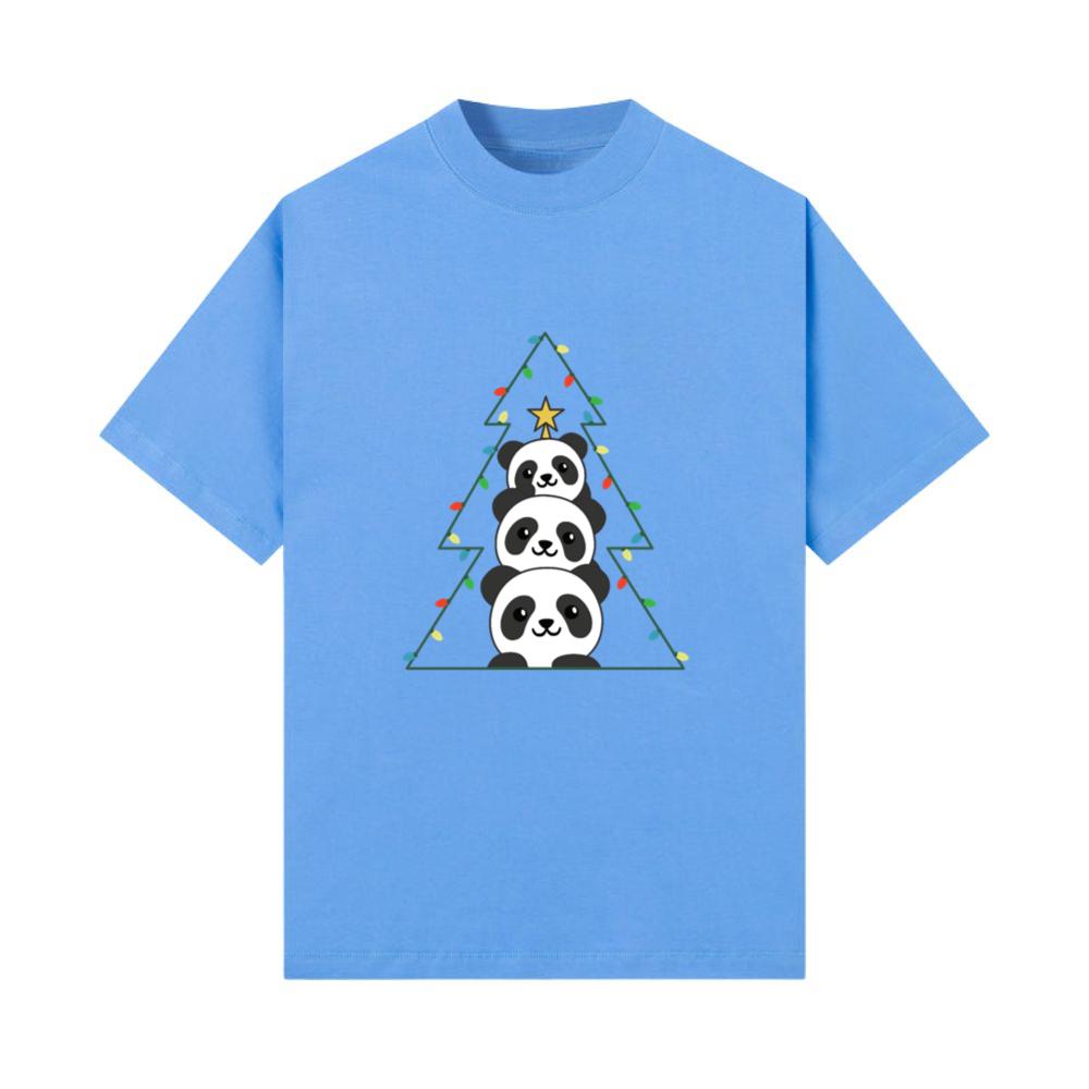 Panda Christmas Tree Christmas Animals Pandas T-Shirt