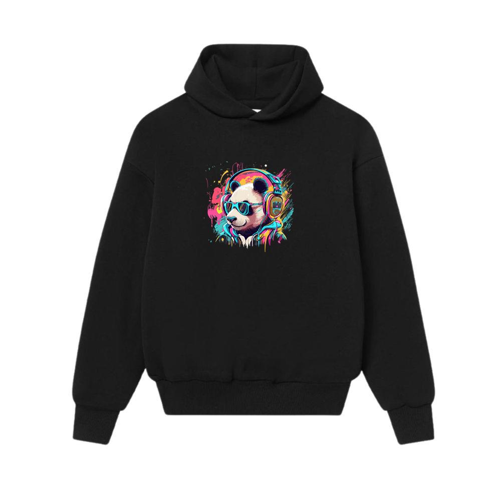 Panda Colourful Vintage Hoodies